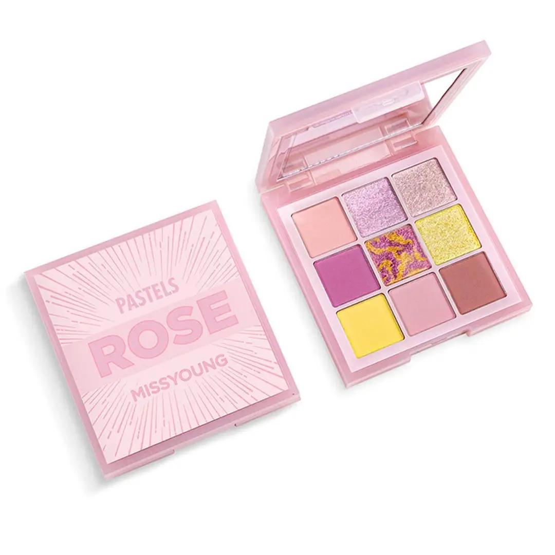 PALETA DE SOMBRAS  HUDA BEAUTY PASTELS ROSE