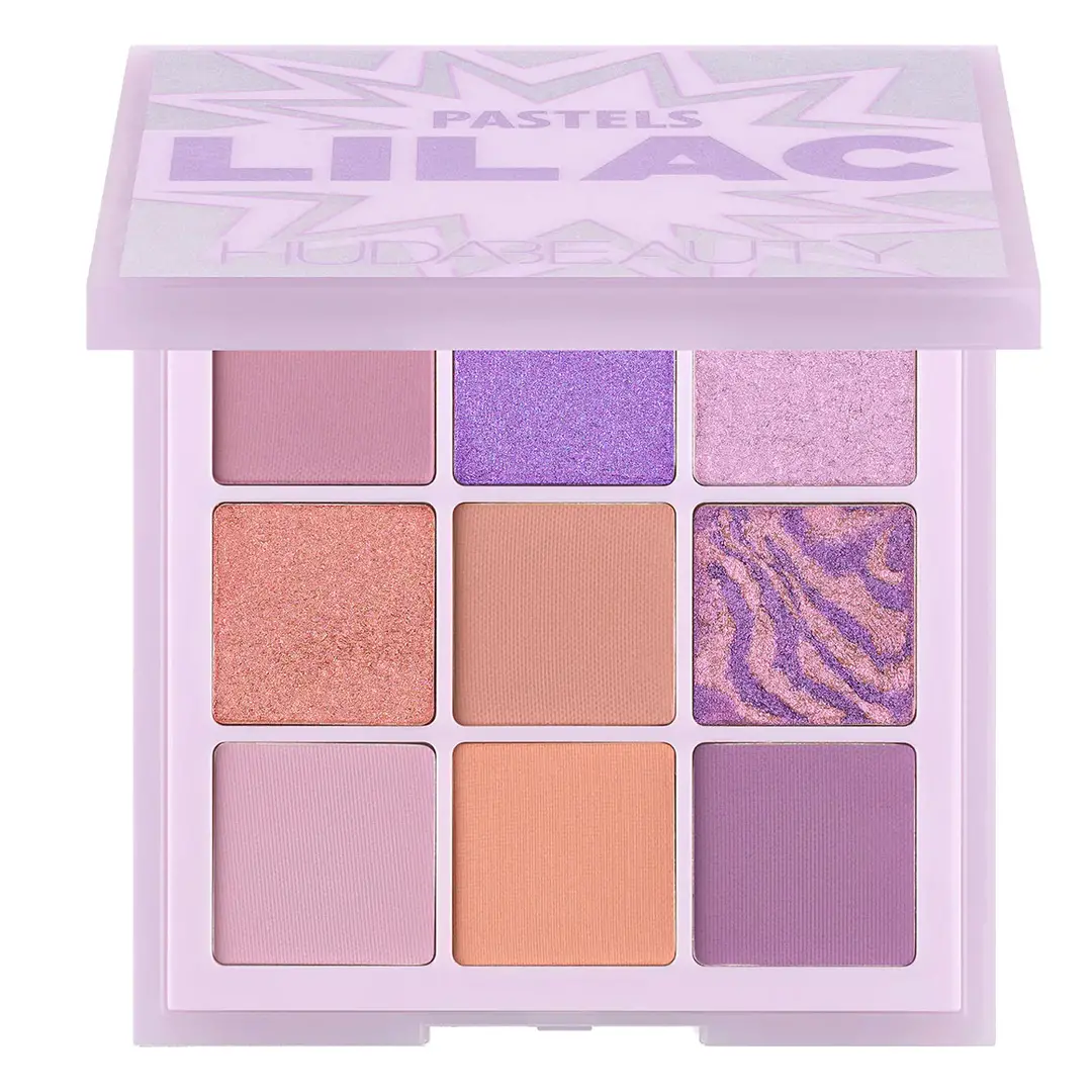 PALETA DE SOMBRAS  HUDA BEAUTY PASTELS LILAC