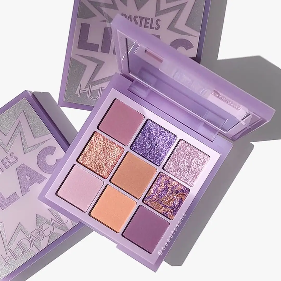 PALETA DE SOMBRAS  HUDA BEAUTY PASTELS LILAC