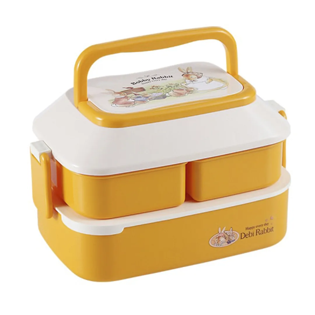 ACCESORIO DE COCINA  LUNCH BOX 3 PIEZAS FORMA DE CASITA