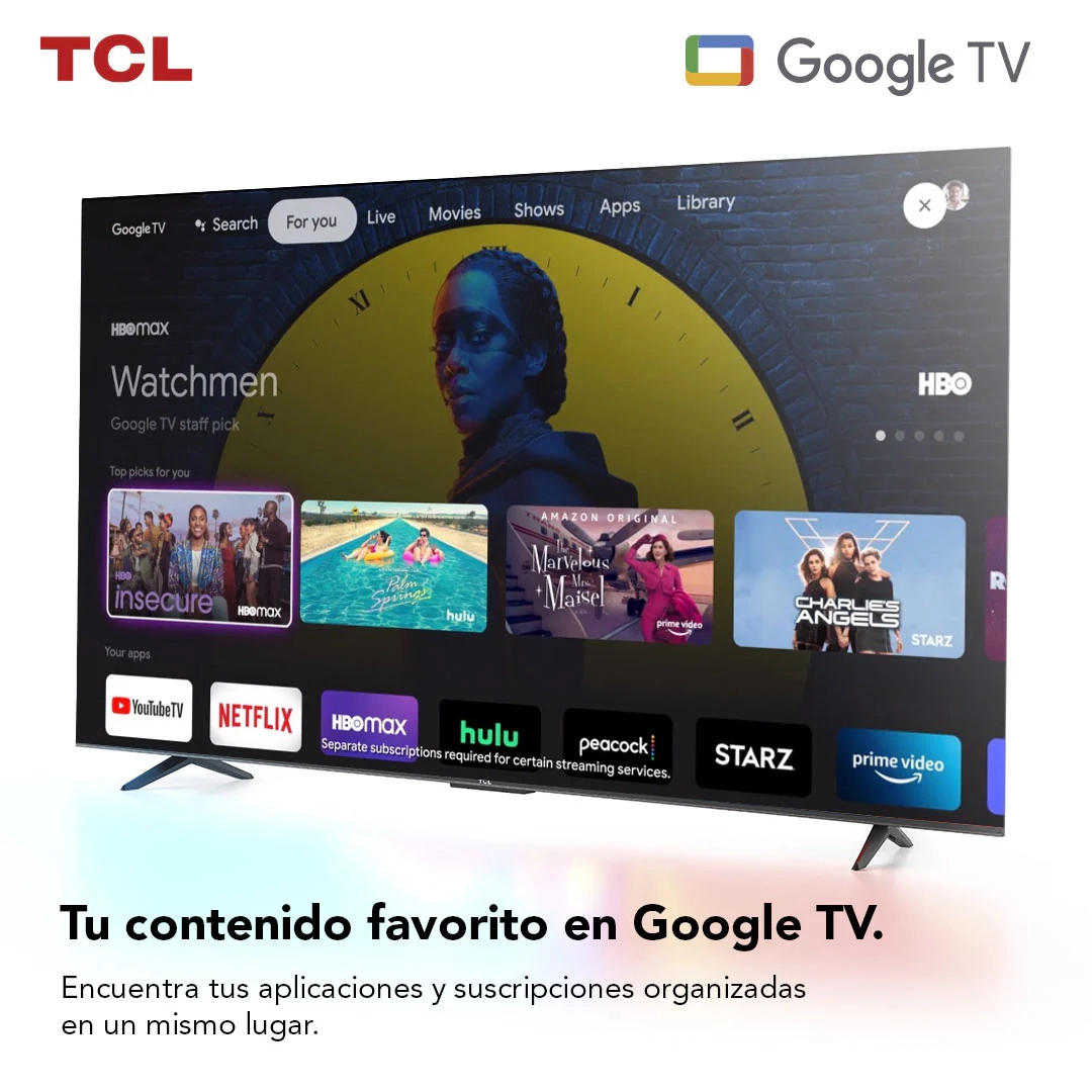 SMART TV TCL 43P635 43"; 4K UHD  LED  HDR 10  ANDROID GOOGLE TV